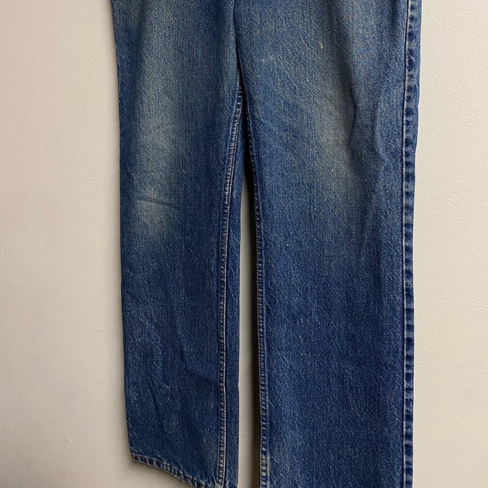 Vintage 80s Levi's Orange Tab 619 Faded & Distressed 36x32 - Picture 3 of 10